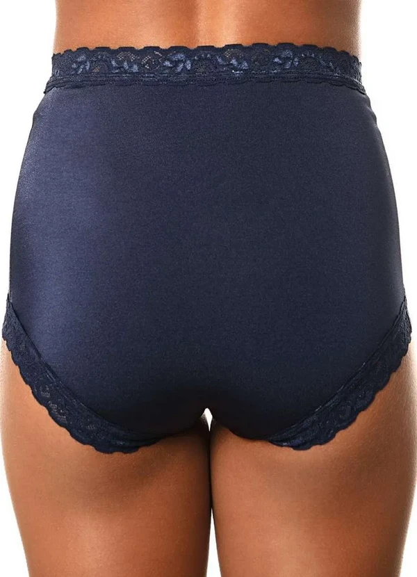 Demillus - Kit com 2 Calcinhas Alta Safira Demillus 57330 Marinho 3