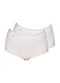 Triumph - Kit com 2 Calcinhas Alta Star Max Triumph 24649 Branco - variação: Branco