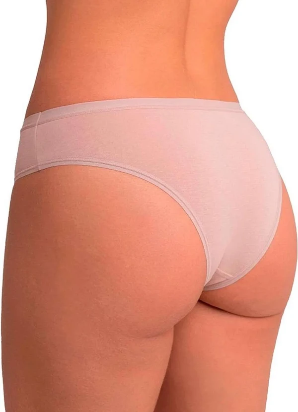 Lupo - Kit com 2 Calcinhas Biquíni Loba 40353-001 Plus Size Natural 3