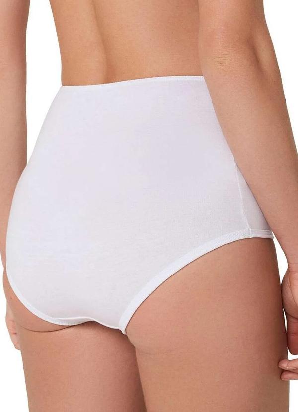 Hering - Kit com 3 Calcinhas Alta Hering 7785 1c-Branco 3