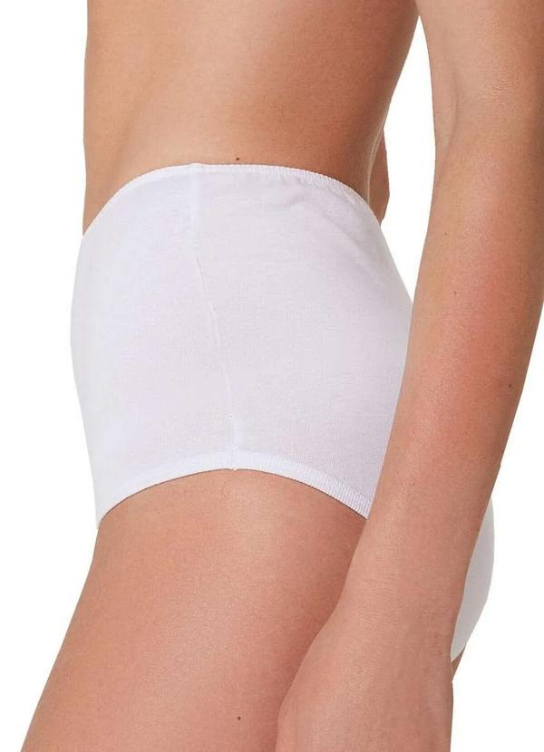 Hering - Kit com 3 Calcinhas Alta Hering 7785 1c-Branco 4