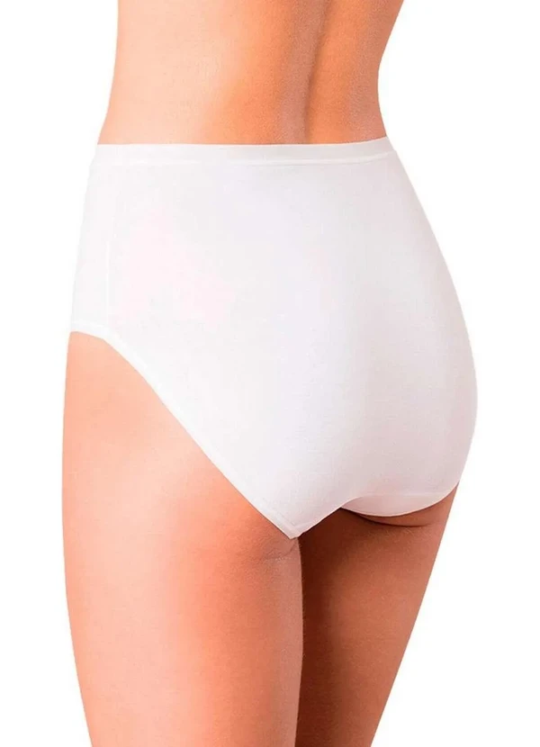 Lupo - Kit com 3 Calcinhas Alta Loba 40351-001 Branco 3