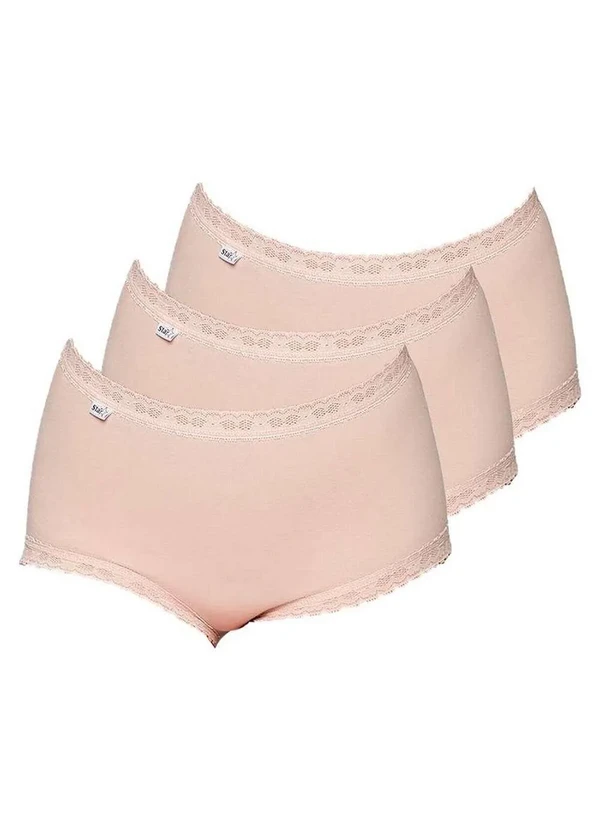 Triumph - Kit com 3 Calcinhas Alta Star Max Triumph 24649 Base