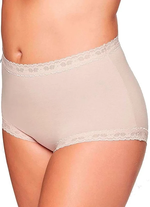 Triumph - Kit com 3 Calcinhas Alta Star Max Triumph 24649 Base 3