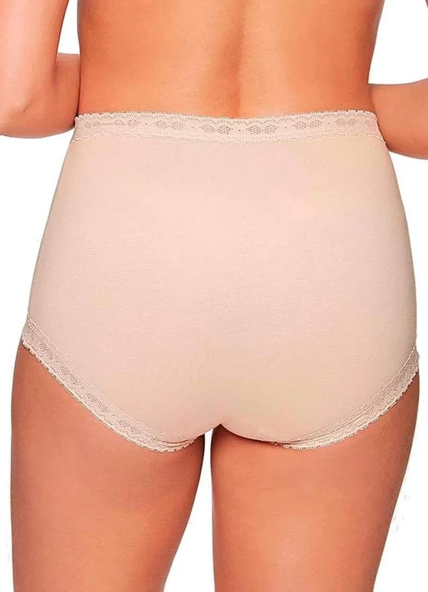 Triumph - Kit com 3 Calcinhas Alta Star Max Triumph 24649 Tender-Beige 4