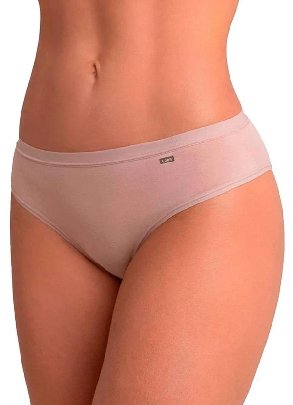 Lupo - Kit com 3 Calcinhas Biquíni Loba 40353-001 Plus Size Natural 2