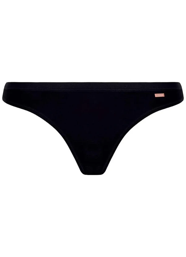 Lupo - Kit com 3 Calcinhas Tanga Loba 40354-001 Preto 2