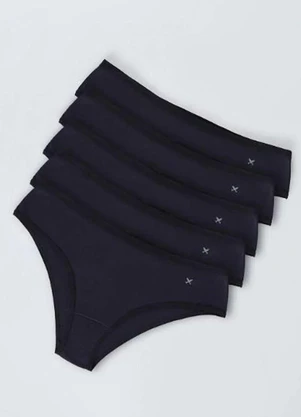 Kit com 5 Calcinhas Caleçon Hering 77t4 - HERING