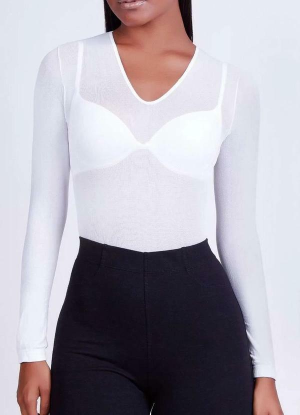 Lupo - Camisete Feminina Loba 845-001 100-Branca