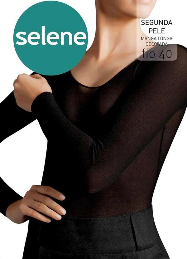 Selene - Camisete Feminina Selene 9100-001 550-Preta