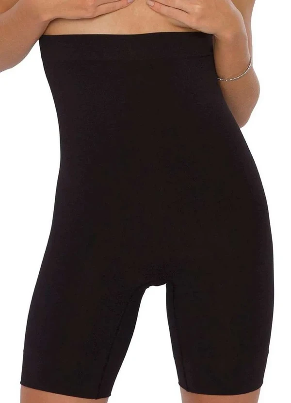 Plié - Bermuda Feminina Modeladora Plie 50069 35-Preto 1