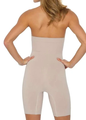 Plié - Bermuda Feminina Modeladora Bege Plie 50069 - PLIÉ