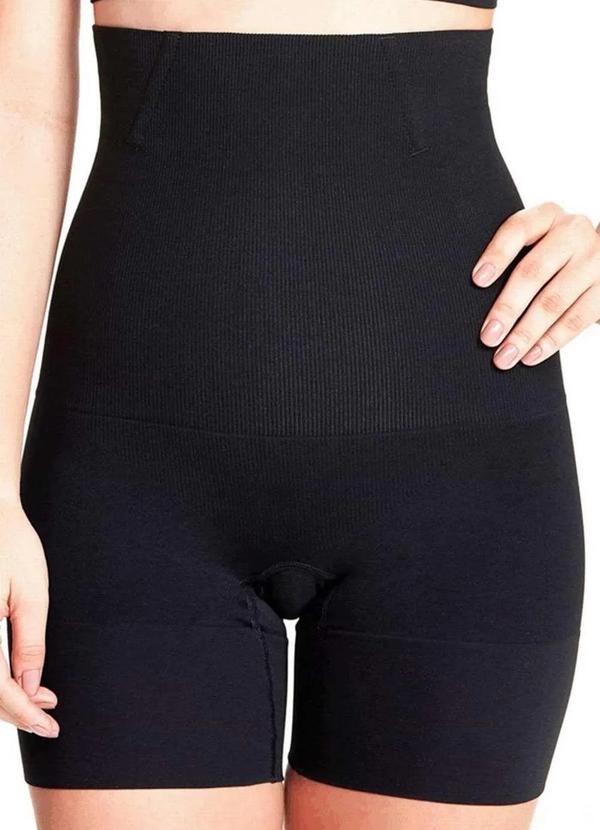 Plié - Bermuda Feminina Modeladora Plie 50412 35-Preto