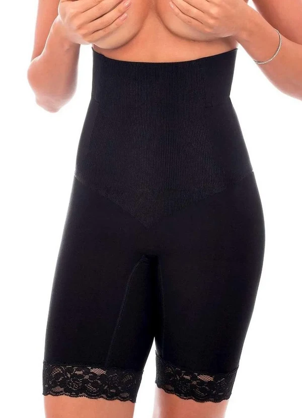 Plié - Bermuda Feminina Modeladora Plie 60084 153-Black