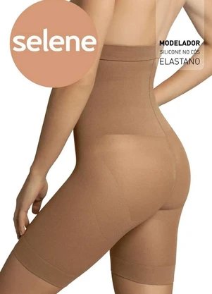 Bermuda Feminina Modeladora Selene 9800-001 - SELENE