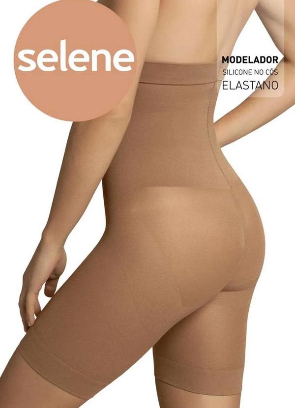 Selene - Bermuda Feminina Modeladora Selene 9800-001 791-Po-De-Arroz
