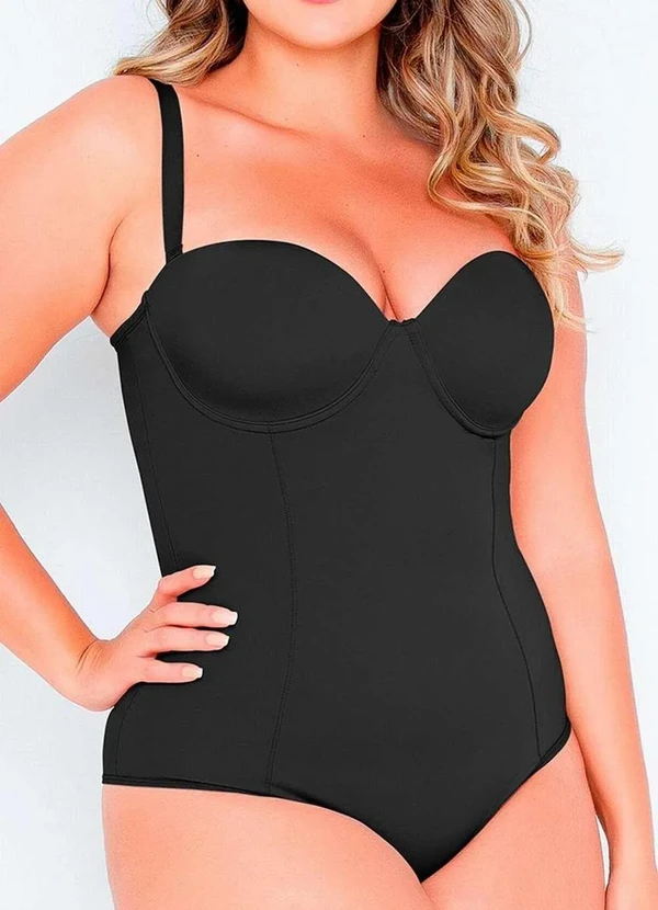 Dilady - Body Feminino Redutor Dilady 22317 012-Preto