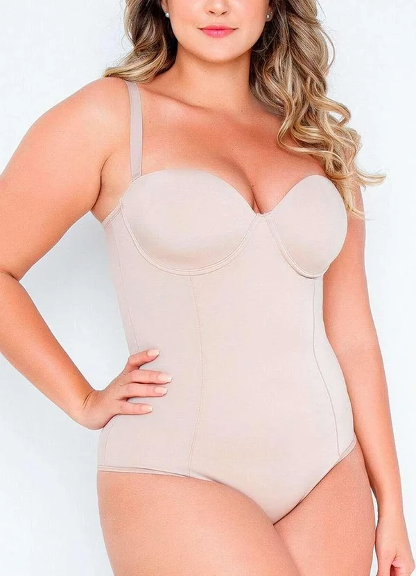 Dilady - Body Feminino Redutor Dilady 22317 080-Chocolate