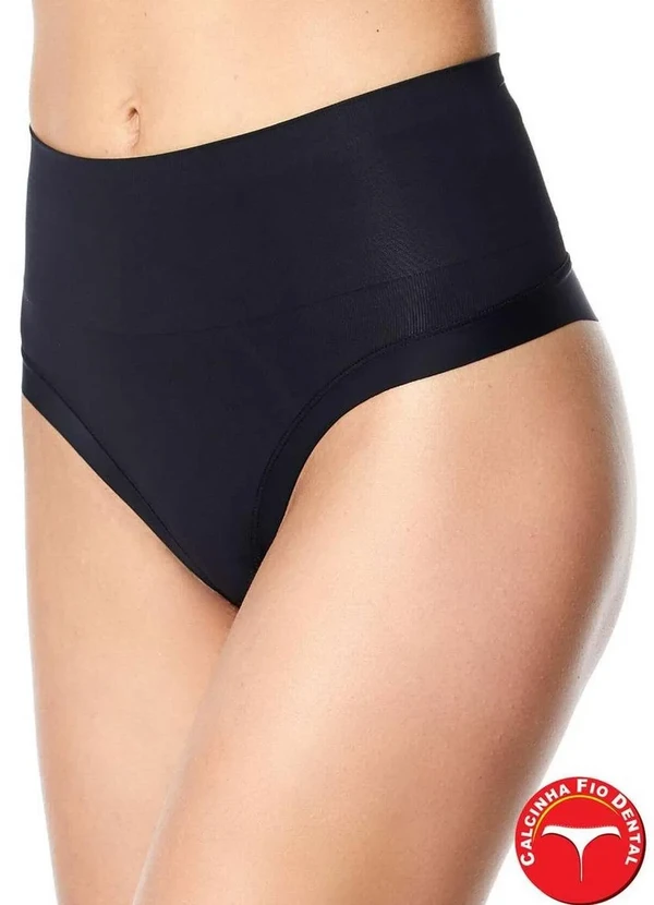 Liz - Calcinha Modeladora Fio Dental Liz 70381 71-Preto 2