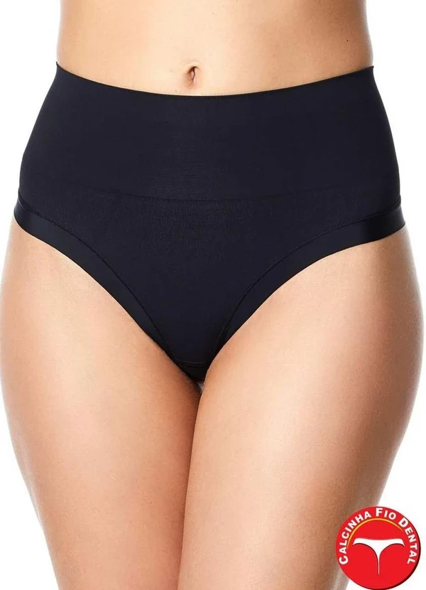 Liz - Calcinha Modeladora Fio Dental Liz 70381 71-Preto 3