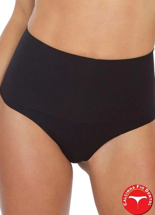 Plié - Calcinha Modeladora Fio Dental Plie 50060 35-Preto 2