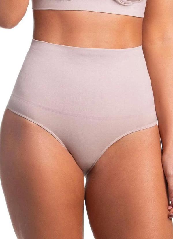Trifil - Calcinha Modeladora Alta Trifil 0208 Se8-Macadamia