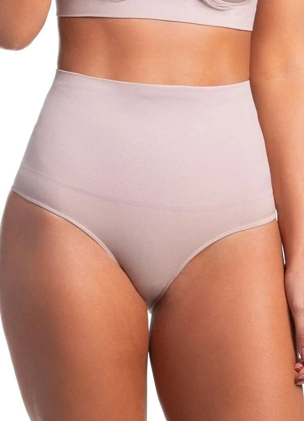 Trifil - Calcinha Modeladora Alta Trifil 0208 Se8-Macadamia