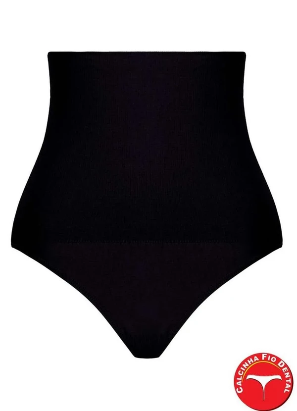 Lupo - Calcinha Redutora Fio Dental Loba 41055-001 999-Preto 2
