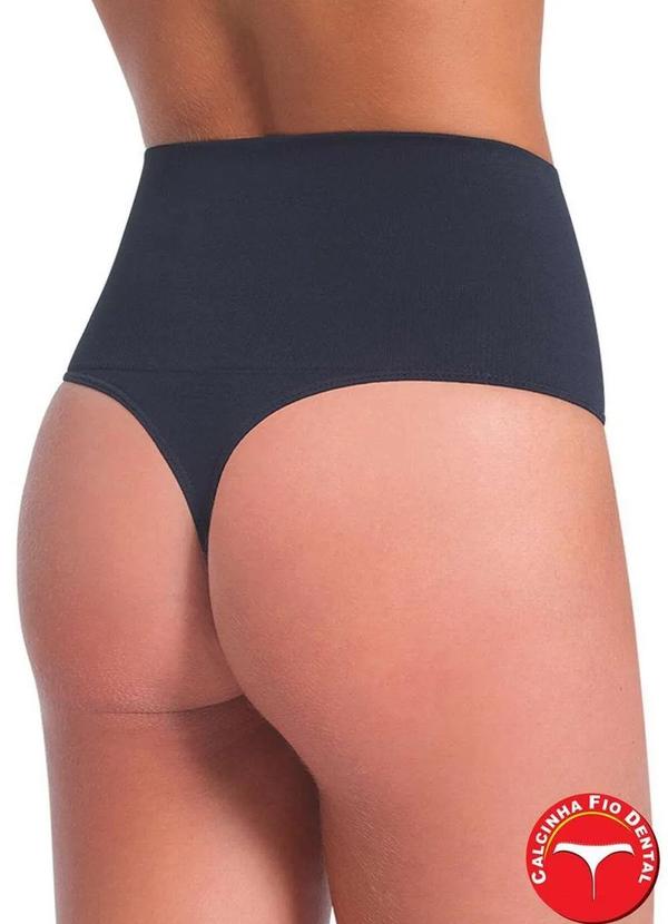 Lupo - Calcinha Redutora Fio Dental Lupo 41010-001 999-Preto