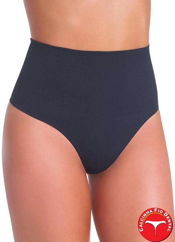 Lupo - Calcinha Redutora Fio Dental Lupo 41010-001 999-Preto 2
