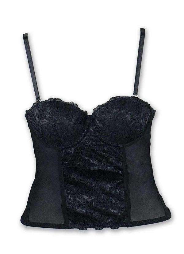 Demillus - Corselet Cabaret Demillus 43001 27-Preto