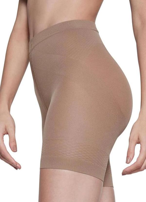 Lupo - Shorts Feminino Modelador Up Line Loba 5690-003 654-Po-De-Arroz
