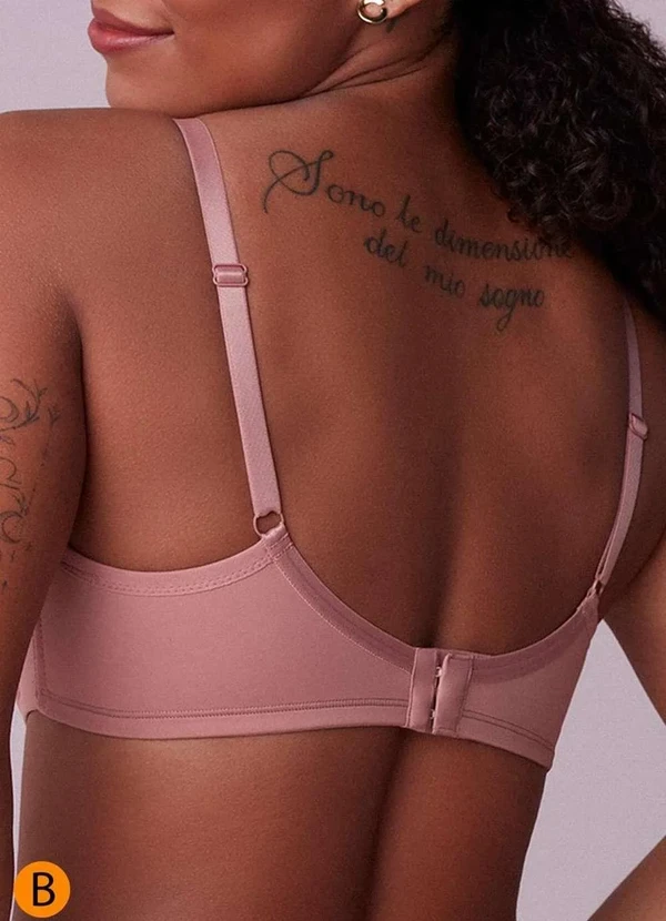 Liz - Sutiã com Aro e sem Bojo Liz 51247 Taça B 582-Rosa-Mônaco 2