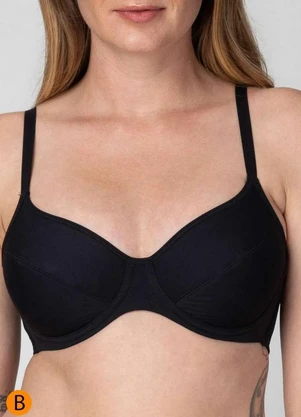 Sutiã com Aro e sem Bojo Liz 51247 Taça B - LIZ