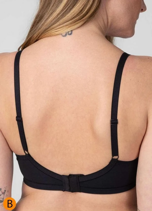 Liz - Sutiã com Aro e sem Bojo Liz 51247 Taça B 71-Preta 2