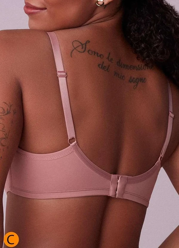 Liz - Sutiã com Aro e sem Bojo Liz 51247 Taça C 582-Rosa-Mônaco 2