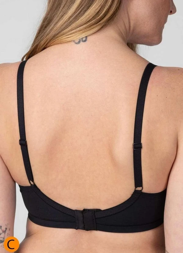 Liz - Sutiã com Aro e sem Bojo Liz 51247 Taça C 71-Preta 2