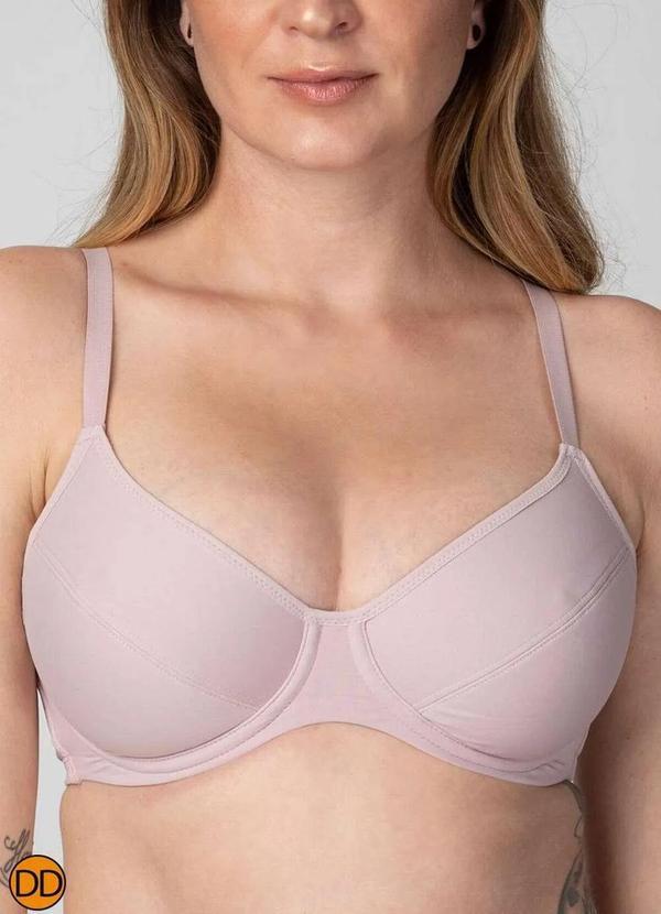 Liz - Sutiã com Aro e sem Bojo Liz 51247 Taça Dd 365-Blush