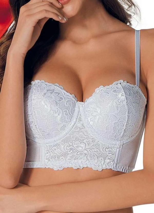 Demillus - Cropped com Aro e Bojo Lover Demillus 67839 20-Branco