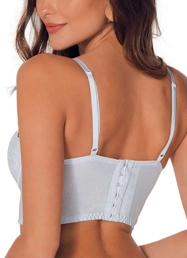 Demillus - Cropped com Aro e Bojo Lover Demillus 67839 20-Branco 2