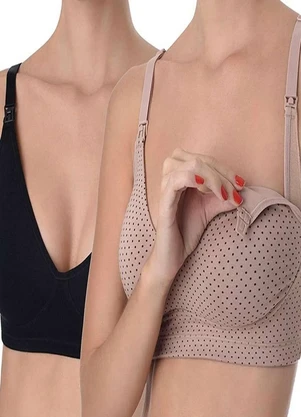 Kit/2 Sutiã Love Secret Amamentação 42102 Taça B - LOVE SECRET