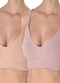 Love Secret - Kit/2 Sutiã Love Secret Amamentação 42102 Taça B 474-Rosa-Blush-C--Poá-Nude - variação: 474-rosa-blush-c--poá-nude