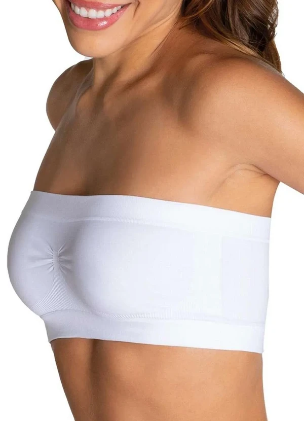 Lupo - Kit com 2 Faixas sem Aro e sem Bojo Loba 44000-001 Branco 2