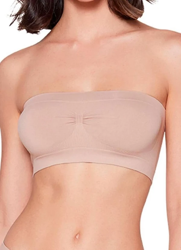 Lupo - Kit com 2 Faixas sem Aro e sem Bojo Loba 44000-001 Natural 2