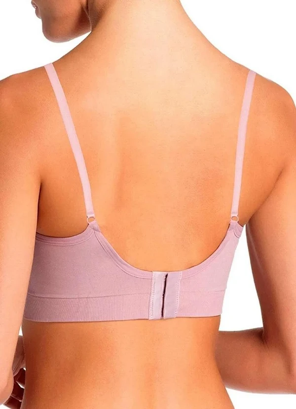 Lupo - Kit com 2 Sutiã sem Aro e sem Bojo Loba 41028-001 Taça B Nude-Branco 4