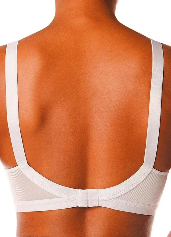 Demillus - Kit com 2 Sutiãs sem Aro e sem Bojo Demillus 61196/61096 Taça B Branco 3