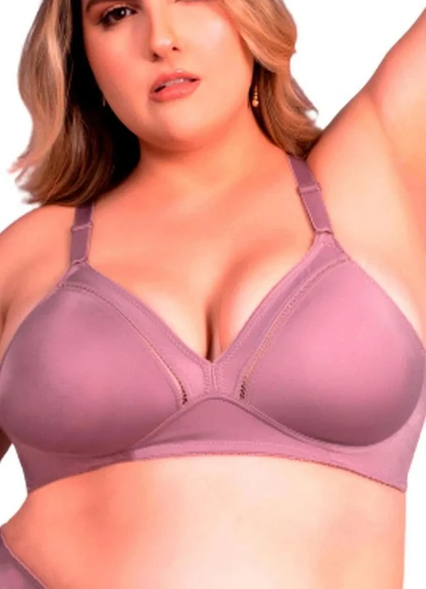 Duloren - Kit com 2 Sutiãs sem Aro e sem Bojo Duloren 111214 Taça B Beringela 2