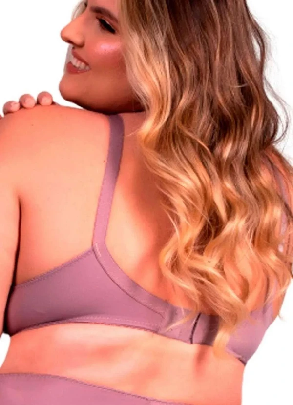 Duloren - Kit com 2 Sutiãs sem Aro e sem Bojo Duloren 111214 Taça B Beringela 3