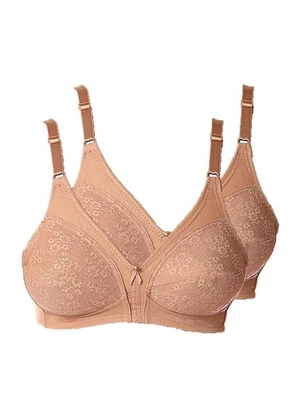 Kit com 2 Sutiãs Sustentação Colonial Demillus 61383/78383 Taça B - DEMILLUS