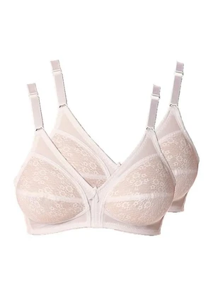 Kit com 2 Sutiãs Sustentação Colonial Demillus 61383/78383 Taça B - DEMILLUS
